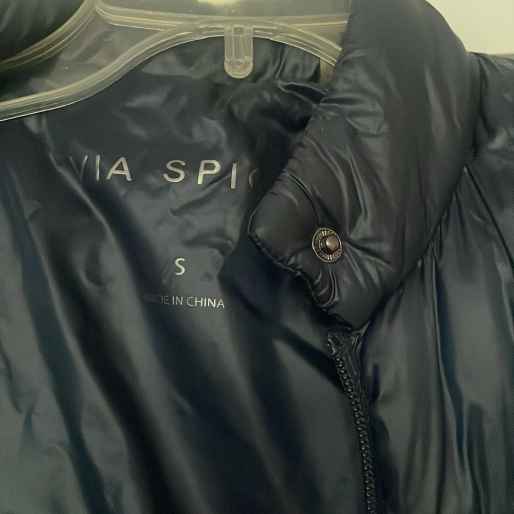 Navy Puffer jacket - Picture 4 of 9